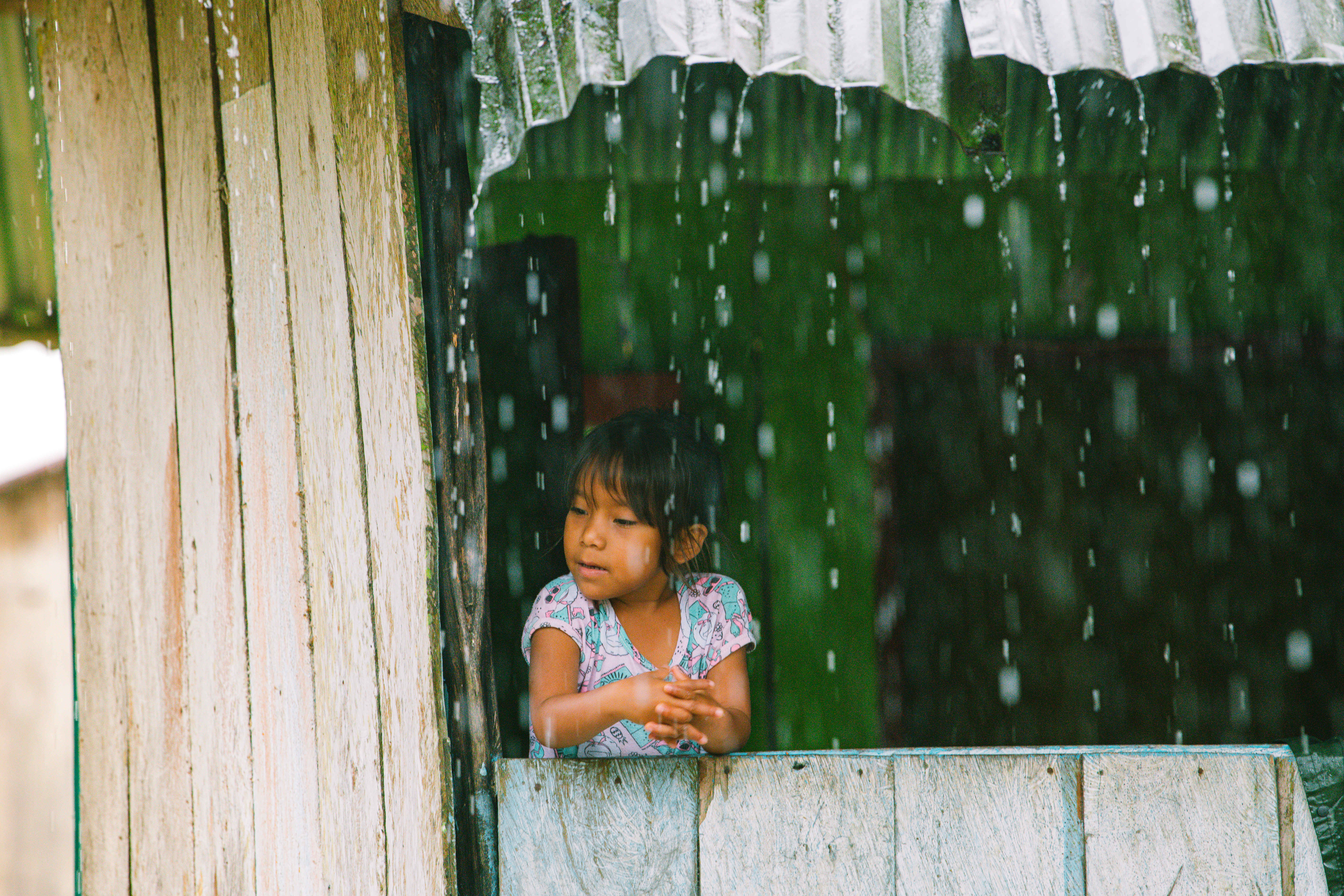 Petite fille pensive à San Antonio