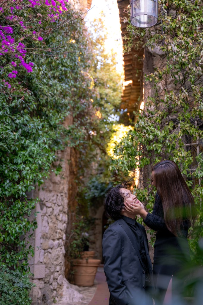 shooting-couple-eze-village-cote-dazur